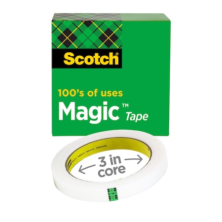 Scotch Magic Tape 810, 1"x2592", PK36 810